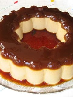 Una foto de Flan de Café