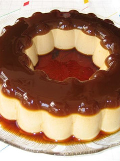 Una foto de Flan de Café