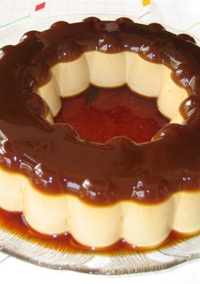 Una foto de Flan de Café
