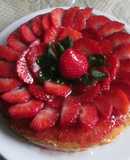 Tarta de fresas del domingo