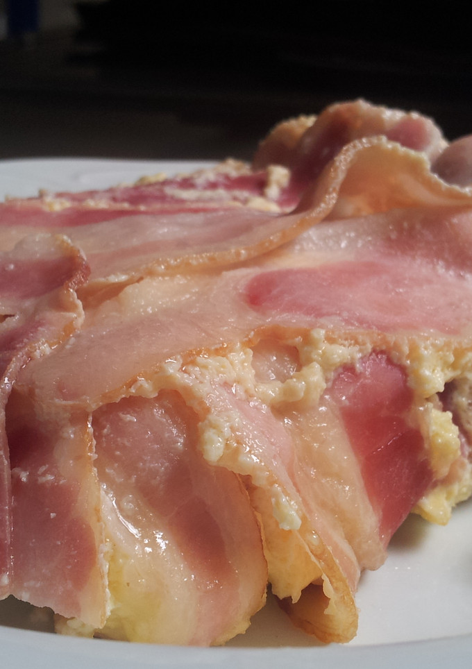 Una foto de Pastel rápido de pollo y bacon