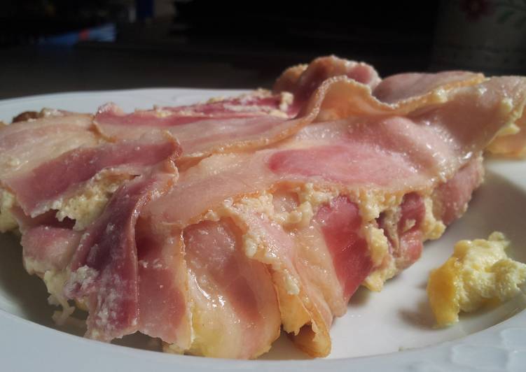 Pastel rápido de pollo y bacon