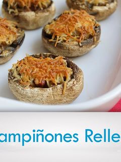 Una foto de Champiñones rellenos