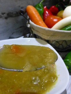 Una foto de Sopa de verduras casera