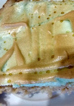 Una foto de Postre de manzana y leche condensada