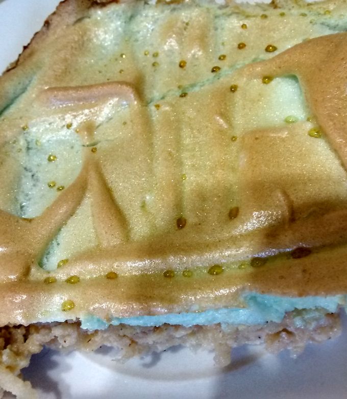 Una foto de Postre de manzana y leche condensada
