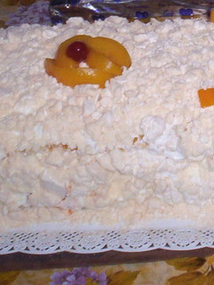 Una foto de Postre chajá uruguayo