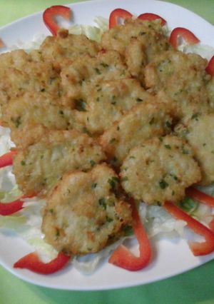 Una foto de Tortillitas de bacalao