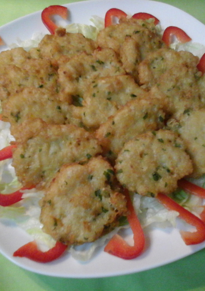 Una foto de Tortillitas de bacalao