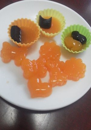 Foto principal de Minigelatinas de zanahoria aptas para celiacos y alergicos.