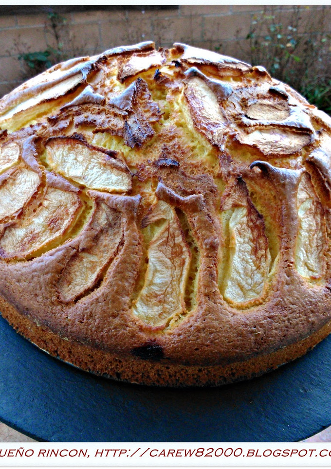 Una foto de Bizcocho de manzana sin gluten