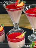 Cuajada de fresas