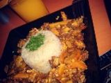 Revuelto con carne molida