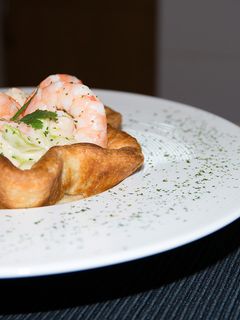 Una foto de Tartaletas de langostinos