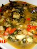 Potaje de bacalao con acelgas y alubias