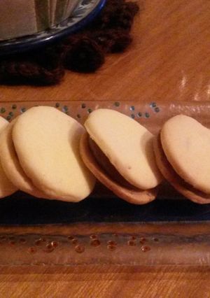 Una foto de Alfajores de fécula de papa
