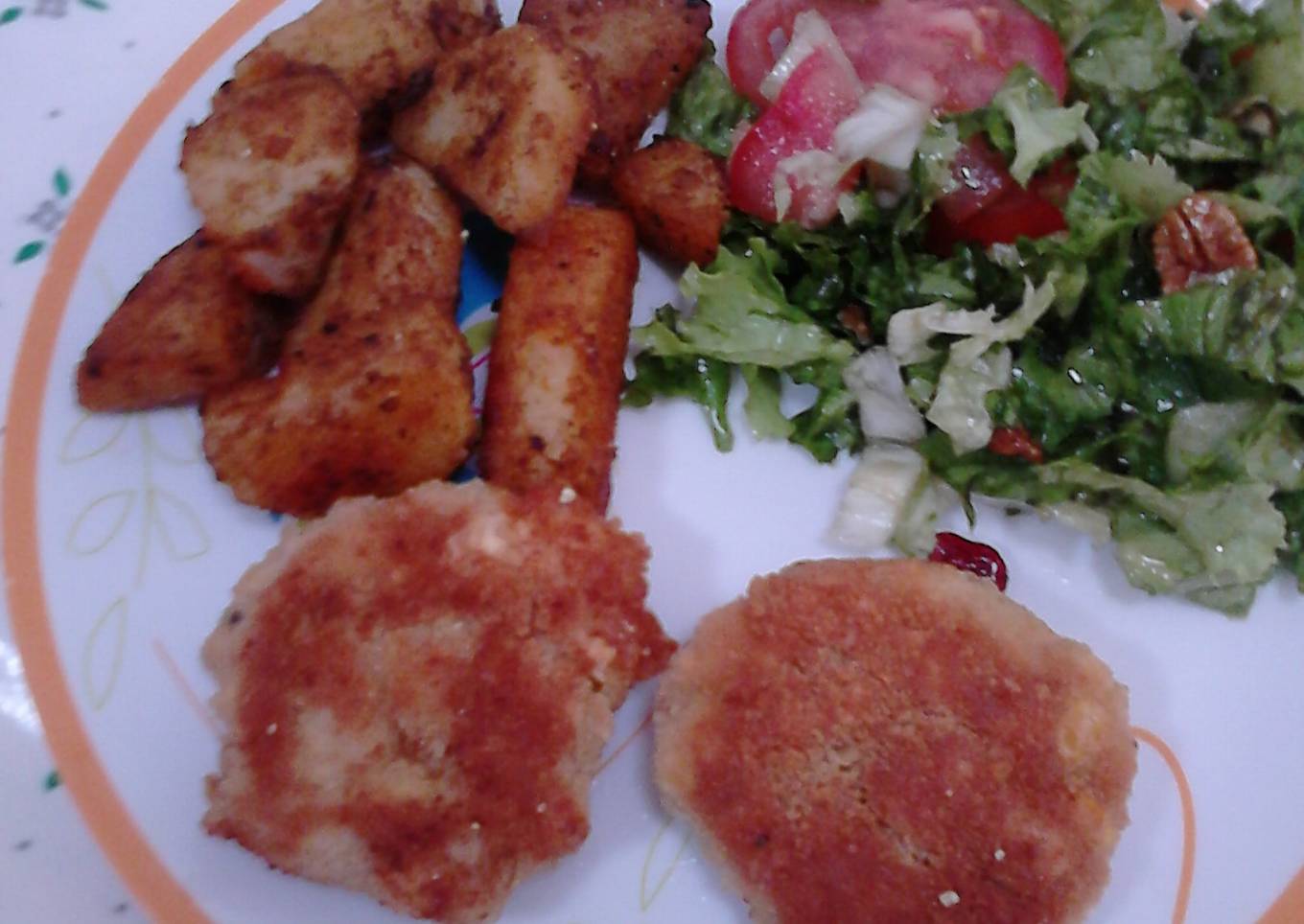 Tortitas de pescado mackoses