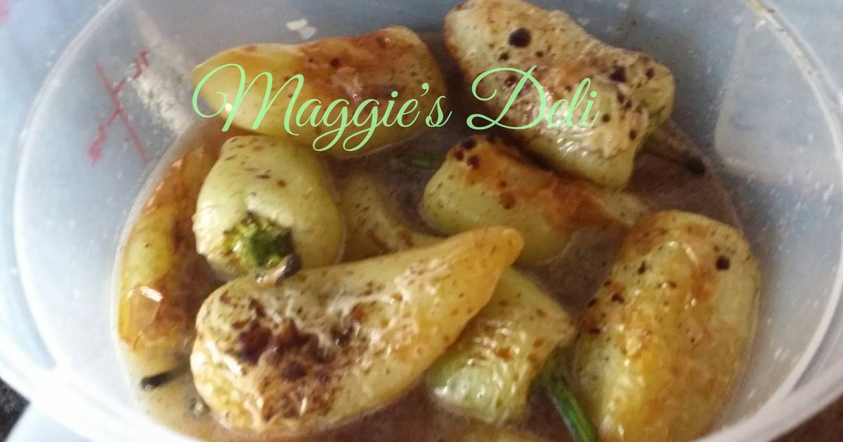 Chiles güeritos fritos Receta de Maggie- Cookpad