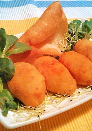 Una foto de Croquetas de jamón a mi gusto