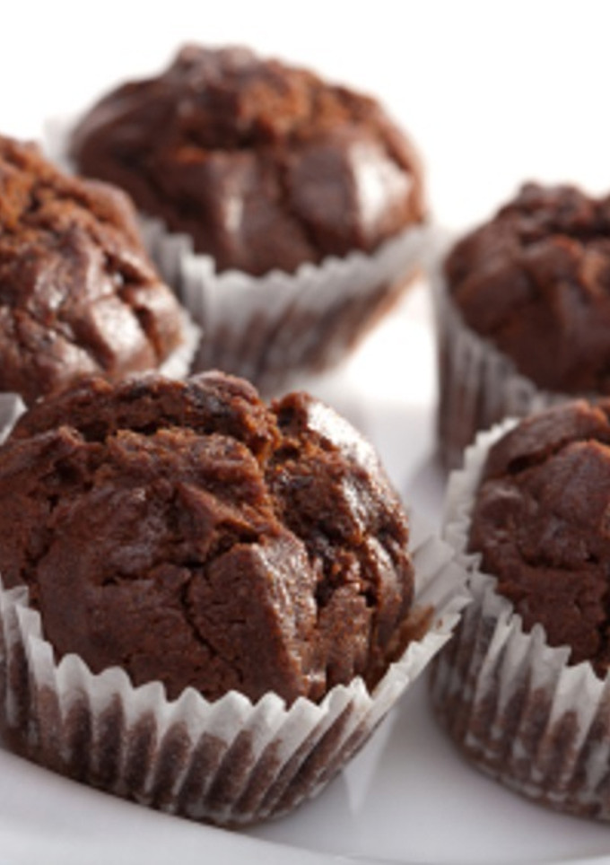 Una foto de Magdalenas con chocolate