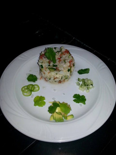 Una foto de Ceviche de coliflor
