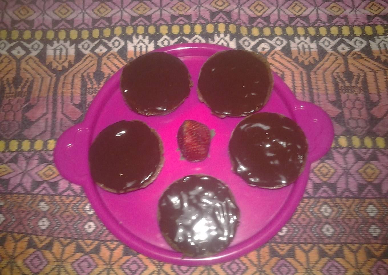 Quequitos de chocolate en microondas