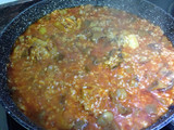 Arroz con robellons y castañas