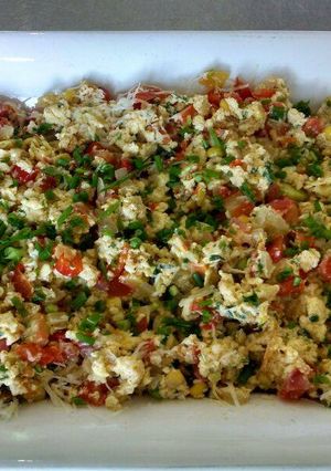Una foto de Huevos revueltos a mi estilo