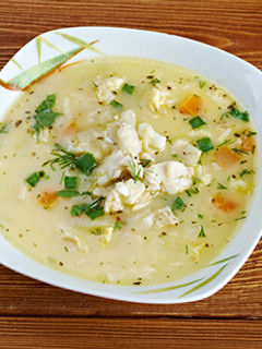 Una foto de Caldo de pescado bagre