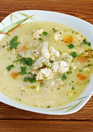 Una foto de Caldo de pescado bagre