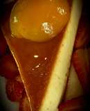 Flan de Melocotón