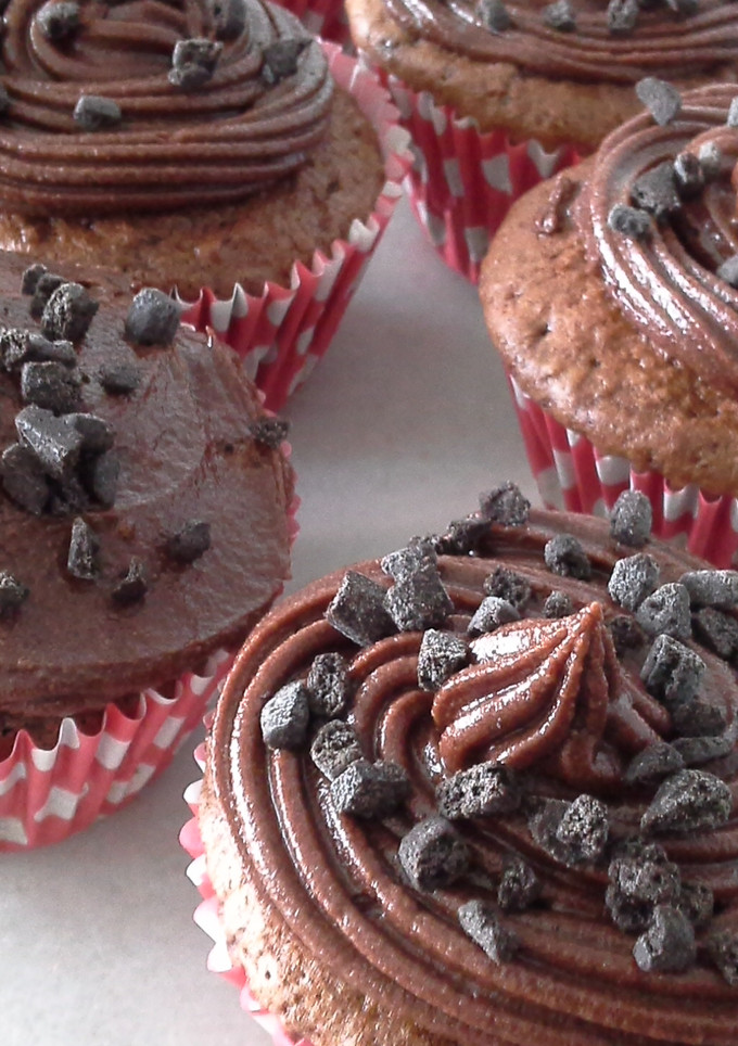 Una foto de Cupcakes de cacao