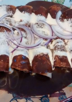 Una foto de Enchiladas de mole