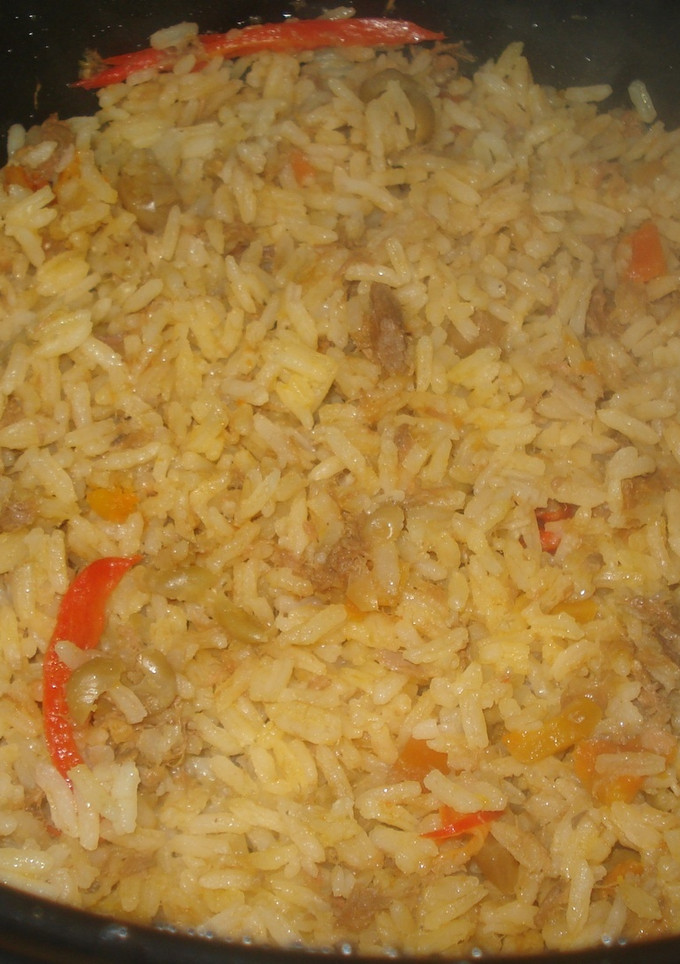 Una foto de Arroz con atún rapidito