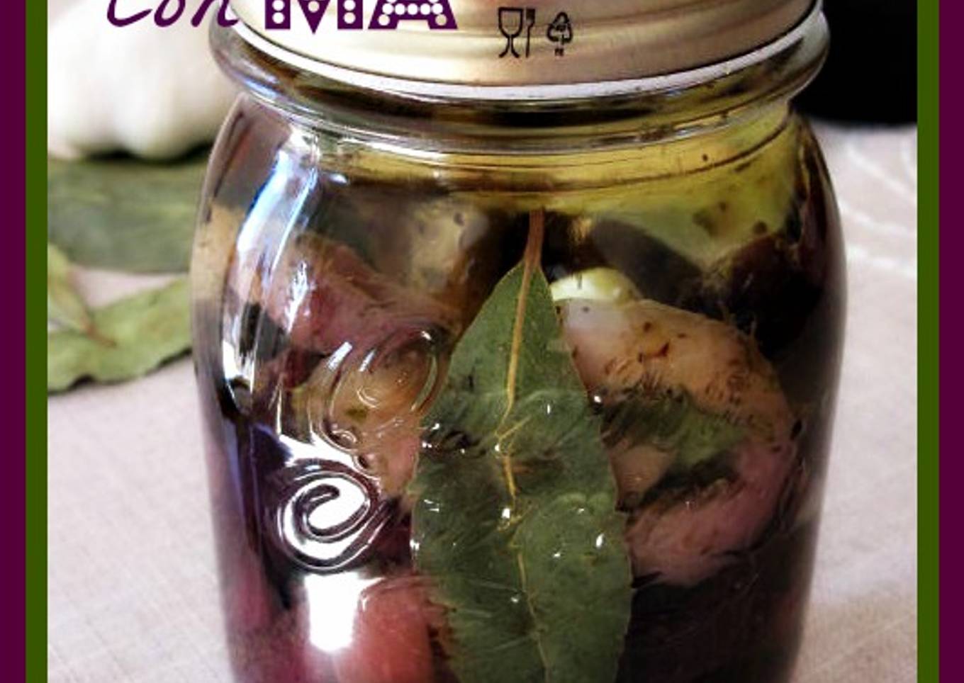 Berenjenas en escabeche conservas