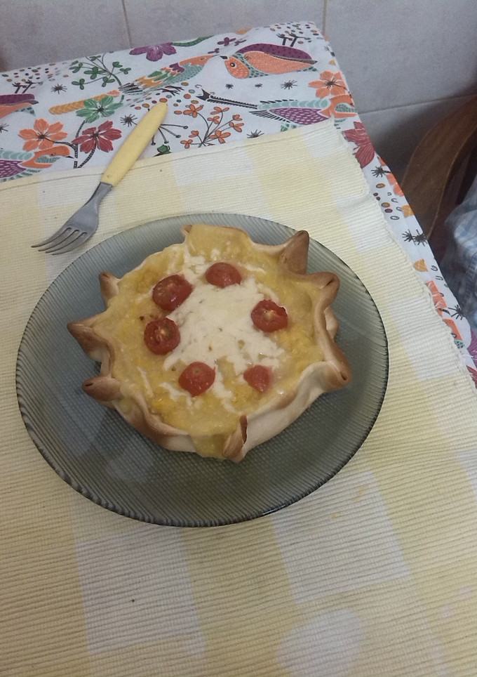 Una foto de Quiche de humita