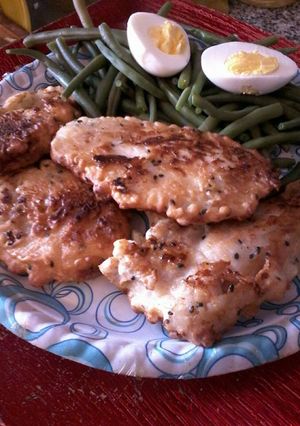 Una foto de Escalopes de pollo