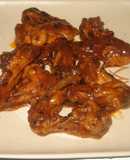 Alitas de pollo borrachas en salsa de tamarindo