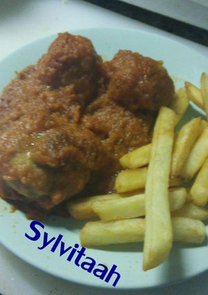 Una foto de Albóndigas en salsa de tomate