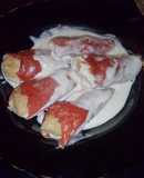 pimientos rellenos de surimi y atun