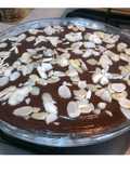 Pie de chocolate y almendras 