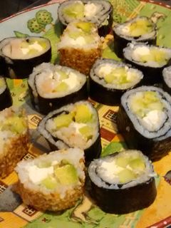 Una foto de Sushi casero
