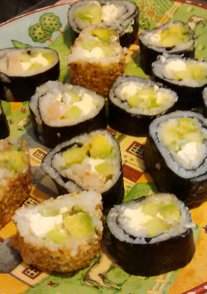 Una foto de Sushi casero
