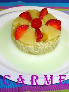 Una foto de Timbal de frutas