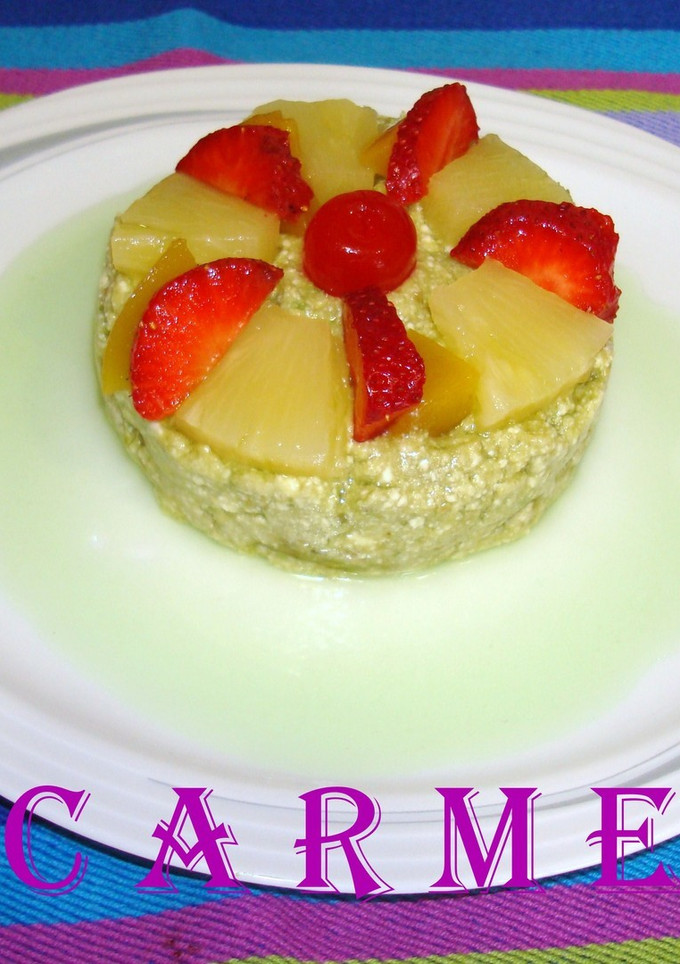 Una foto de Timbal de frutas