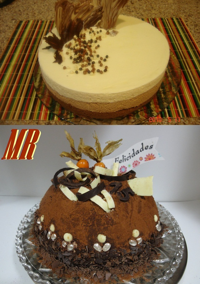Una foto de Tarta mouse tres chocolates