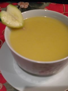 Una foto de Crema de calabacín