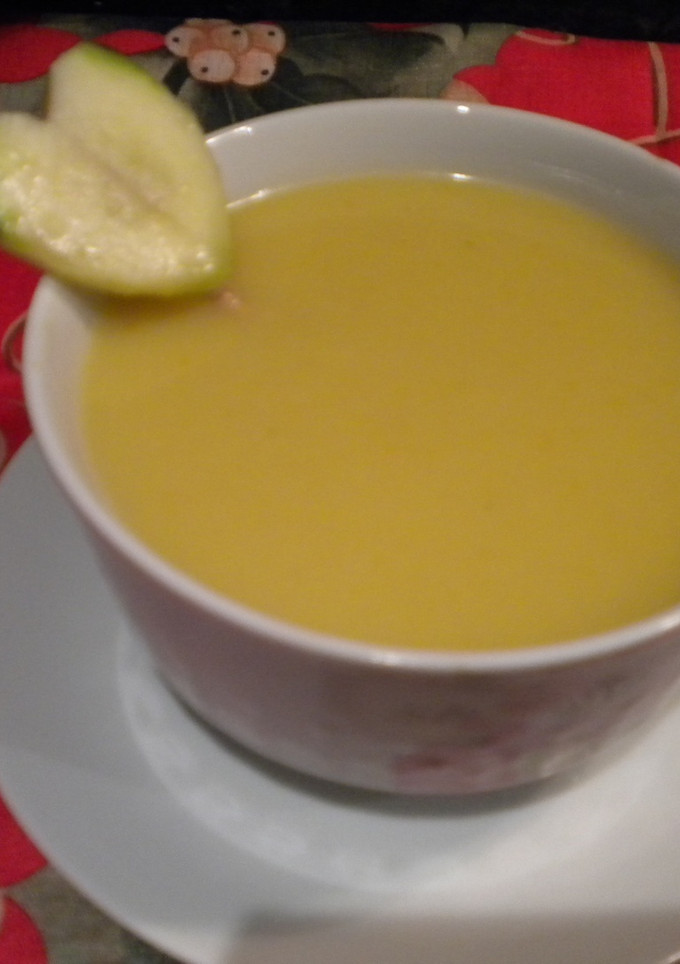 Una foto de Crema de calabacín