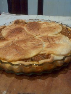 Una foto de tarta de atun express 