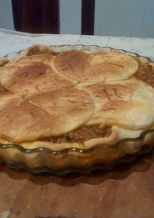 Una foto de tarta de atun express 